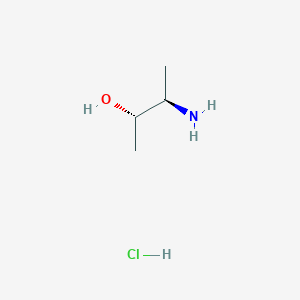 molecular formula C4H12ClNO B8021494 (2S,3R)-3-Aminobutan-2-ol hydrochloride 