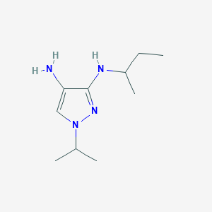 N3-(butan-2-yl)-1-(propan-2-yl)-1H-pyrazole-3,4-diamine