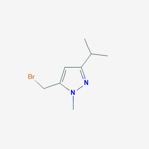 5-(bromomethyl)-1-methyl-3-(propan-2-yl)-1H-pyrazole