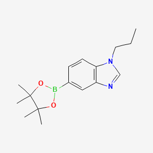 1-Propyl-5-(4,4,5,5-tetramethyl-1,3,2-dioxaborolan-2-yl)-1H-benzo[d]imidazole