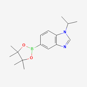 1-isopropyl-5-(4,4,5,5-tetramethyl-1,3,2-dioxaborolan-2-yl)-1H-benzo[d]imidazole