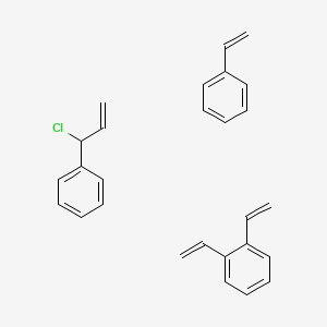 molecular formula C27H27Cl B8021640 Merrifield resin 