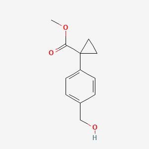 Methyl 1-[4-(hydroxymethyl)phenyl]cyclopropane-1-carboxylate