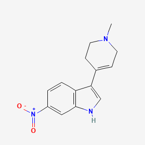 6-Nitro-3-(1-methyl-1,2,3,6-tetrahydro-4-pyridinyl)-1H-indole