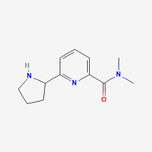 N,N-Dimethyl-6-(pyrrolidin-2-YL)pyridine-2-carboxamide