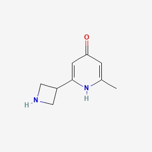 2-(Azetidin-3-YL)-6-methylpyridin-4-OL