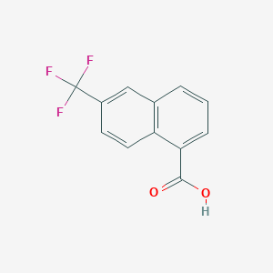 molecular formula C12H7F3O2 B8021911 6-(Trifluoromethyl)-1-naphthoic acid 