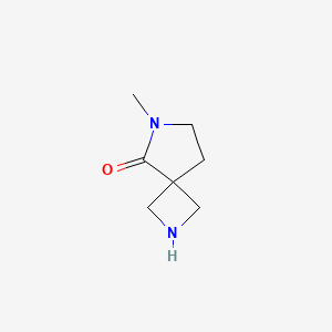 molecular formula C7H12N2O B8021955 6-Methyl-2,6-diaza-spiro[3.4]octan-5-one 