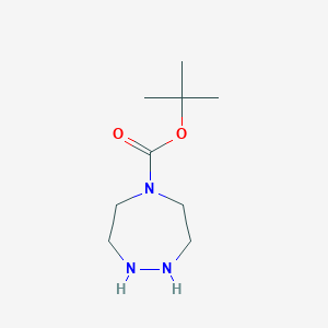 molecular formula C9H19N3O2 B8021985 Tert-butyl 1,2,5-triazepane-5-carboxylate 