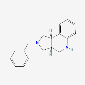 Trans-2-benzyl-2,3,3a,4,5,9b-hexahydro-1H-pyrrolo[3,4-c]quinoline