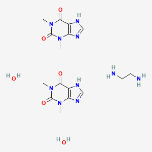 molecular formula C16H28N10O6 B8022056 氨茶碱二水合物 CAS No. 72487-55-9