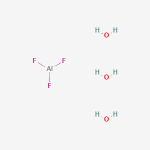 molecular formula AlF3H6O3 B8022129 Aluminum fluoride trihydrate 
