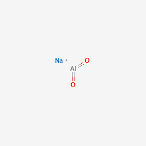 molecular formula AlO2.Na<br>NaAlO2<br>AlNaO2 B8022132 Sodium aluminate CAS No. 1302-42-7; 11138-49-1