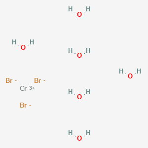 molecular formula Br3CrH12O6 B8022155 Chromic bromide hexahydrate CAS No. 82676-67-3