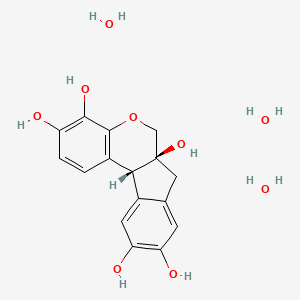 molecular formula C16H20O9 B8022256 Haematoxylin; Natural Black 1 