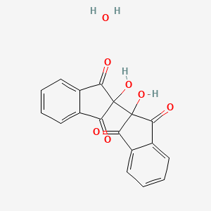 2-Hydroxy-2-(2-hydroxy-1,3-dioxoinden-2-yl)indene-1,3-dione;hydrate