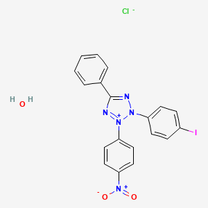 molecular formula C19H15ClIN5O3 B8022270 碘硝基四唑氯化物；对碘硝基四唑紫 