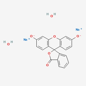 molecular formula C20H14Na2O7 B8022282 Fluorescein (sodium salt) 