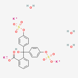 molecular formula C20H19K3O14S2 B8022289 Phenolphthalein disulfate tripotassium salt trihydrate 