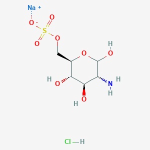 molecular formula C6H13ClNNaO8S B8022318 D-glucosamine 6-sulfate sodium chloride 