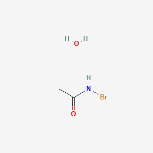 molecular formula C2H6BrNO2 B8022373 N-溴代乙酰胺一水合物 CAS No. 5798-70-9