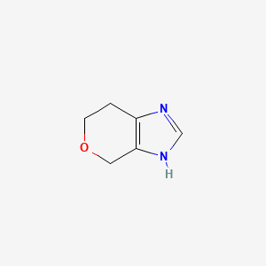 molecular formula C6H8N2O B8022504 3,4,6,7-Tetrahydropyrano[3,4-D]imidazole 
