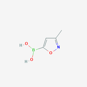 molecular formula C4H6BNO3 B8022546 (3-Methylisoxazol-5-yl)boronic acid 