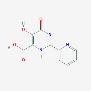 5-hydroxy-4-oxo-2-pyridin-2-yl-1H-pyrimidine-6-carboxylic acid