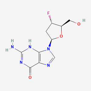 molecular formula C10H12FN5O3 B8022674 CID 72183 
