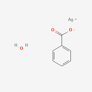 molecular formula C7H7AgO3 B8022808 苯甲酸银水合物 