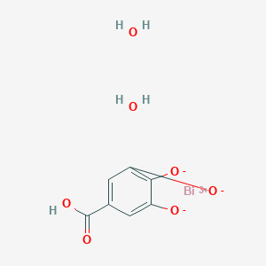 Gallic acid dihydroxybismuthino ester