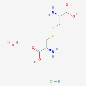 molecular formula C6H15ClN2O5S2 B8022870 Cystine hydrochloride monohydrate 