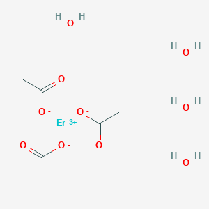 Erbium(3+);triacetate;tetrahydrate