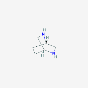 molecular formula C6H12N2 B8022976 (1R,4R)-2,5-Diazabicyclo(2.2.2)octane 