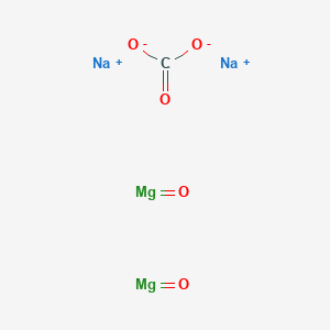molecular formula CMg2Na2O5 B8022996 Disodium;oxomagnesium;carbonate CAS No. 8007-09-8