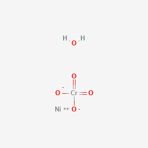 molecular formula CrH2NiO5 B8023026 Dioxido(dioxo)chromium;nickel(2+);hydrate 