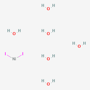 molecular formula H12I2NiO6 B8023088 Nickel iodide hydrate 