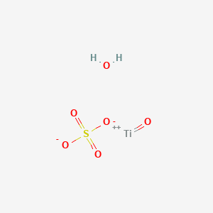 molecular formula H2O6STi B8023165 Titanium(IV) oxide sulfate sulfuric acid hydrate 