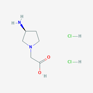 (S)-(3-Amino-pyrrolidin-1-YL)-acetic acid dihydrochloride