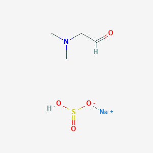 molecular formula C4H10NNaO4S B8023390 2-(Dimethylamino)acetaldehyde sodium hydrogensulfite 