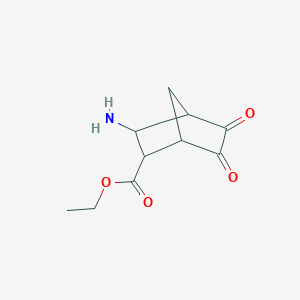 molecular formula C10H13NO4 B8023497 diexo-3-Amino-bicyclo[2.2.1]heptane-2-carboxylicacidethylester 