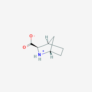 molecular formula C7H11NO2 B8023518 (1S,3R,4R)-2-azoniabicyclo[2.2.1]heptane-3-carboxylate 