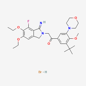 molecular formula C29H39BrFN3O5 B8023607 阿托帕沙氢溴酸盐 CAS No. 943239-67-6