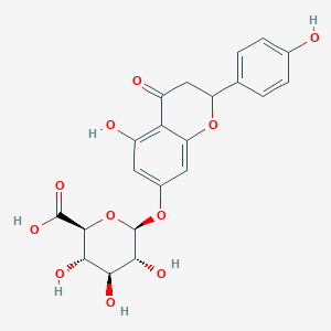 molecular formula C21H20O11 B8023638 Naringenin-7-O-glucuronide 