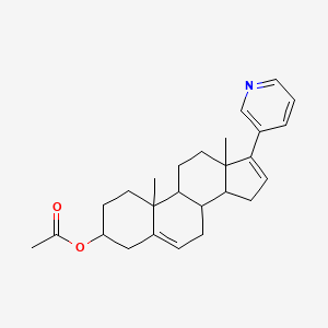 molecular formula C26H33NO2 B8023661 17-(Pyridin-3-yl)androsta-5,16-dien-3-yl acetate 