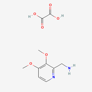 molecular formula C10H14N2O6 B8023726 (3,4-Dimethoxypyridin-2-yl)methanamine oxalate 