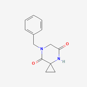 molecular formula C13H14N2O2 B8023744 7-苯甲基-4,7-二氮杂螺[2.5]辛烷-5,8-二酮 CAS No. 1222106-43-5