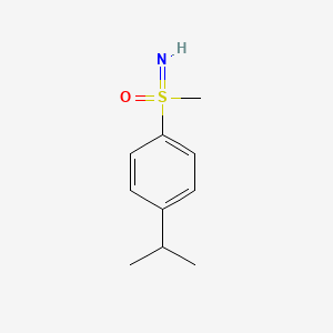 molecular formula C10H15NOS B8023817 Imino-methyl-oxo-(4-propan-2-ylphenyl)-lambda6-sulfane 