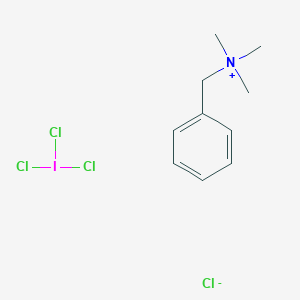 molecular formula C10H16Cl4IN B8023819 Benzyl(trimethyl)azanium;trichloro-lambda3-iodane;chloride 