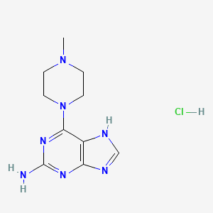 6-(4-methylpiperazin-1-yl)-9H-purin-2-amine hydrochloride